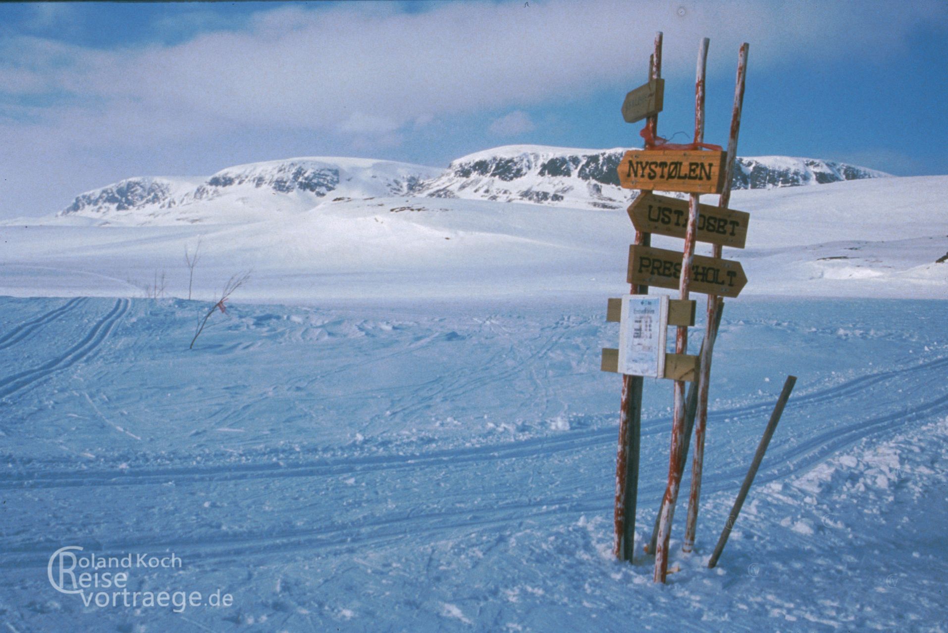 Hardangervidda im Winter, Norwegen